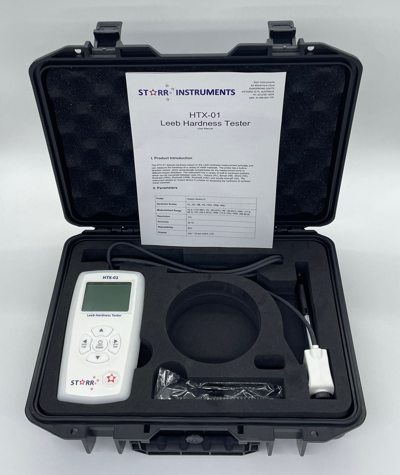 Portable Hardness Tester: HTX-01