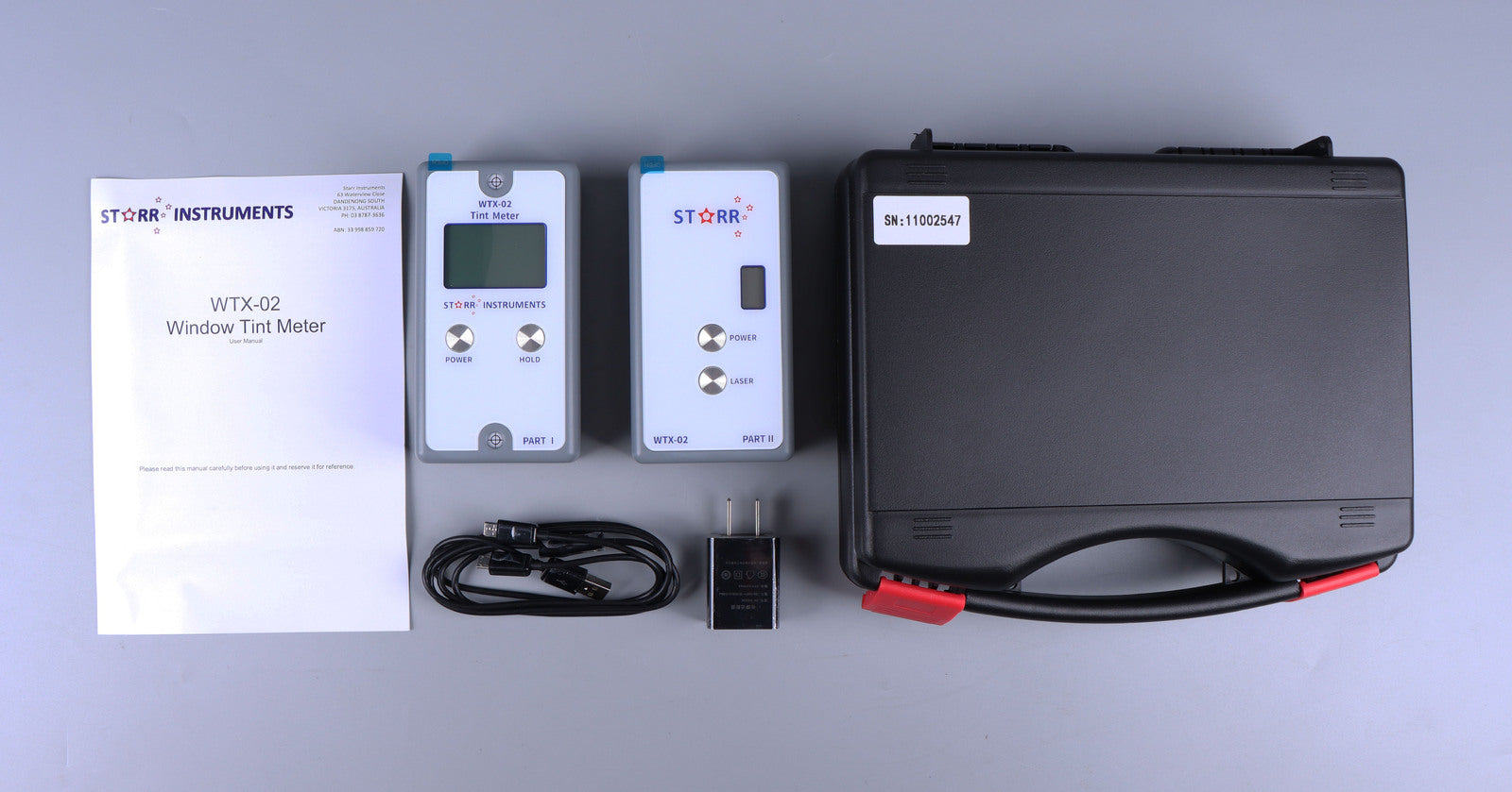 2-Piece Window Tint Meter: WTX-02
