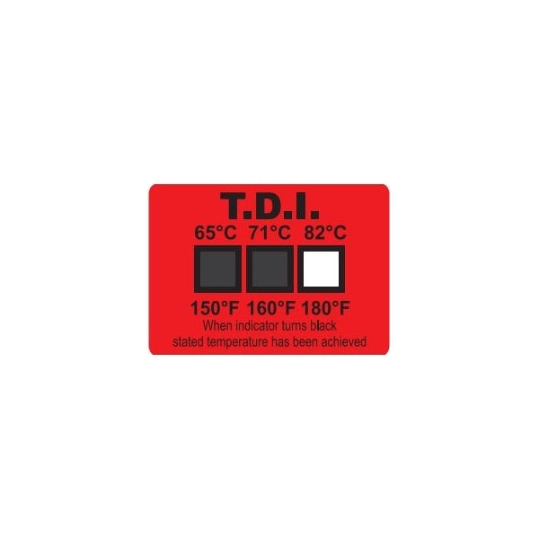 Dishwasher Thermal Disinfection Indicator Labels: TDI