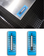 Thermax label activated in situ